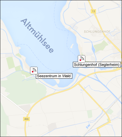 Standorte Altmühlsee